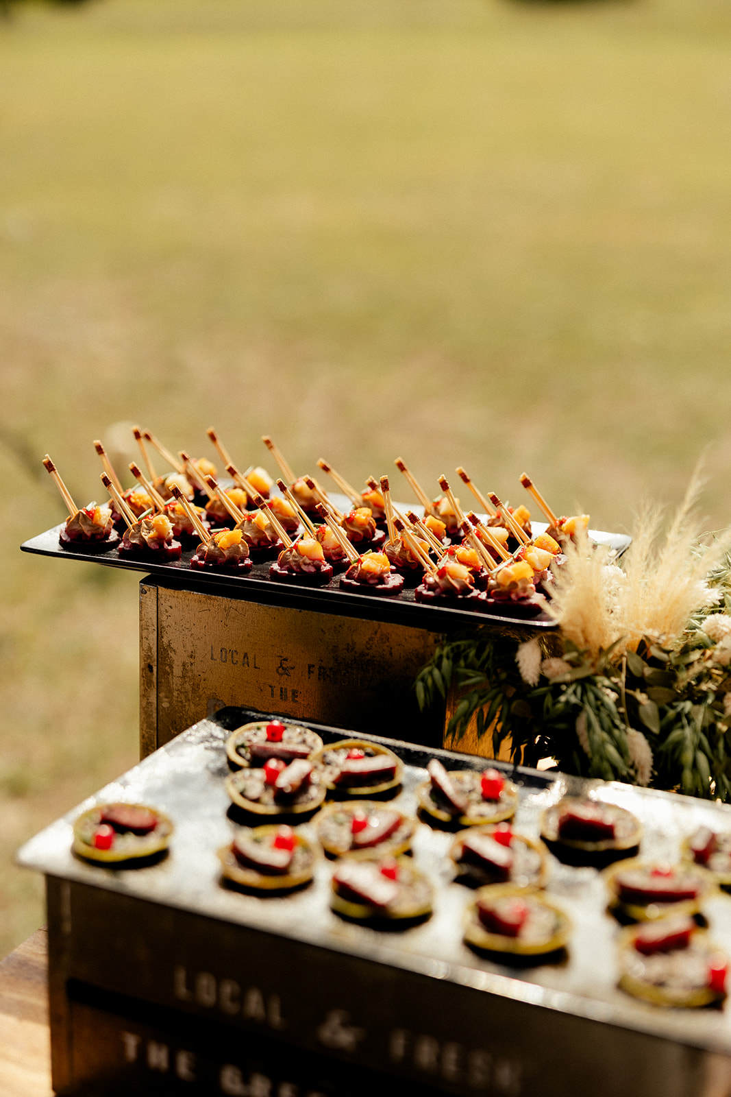 green traiteur cocktail mariage chateau angers