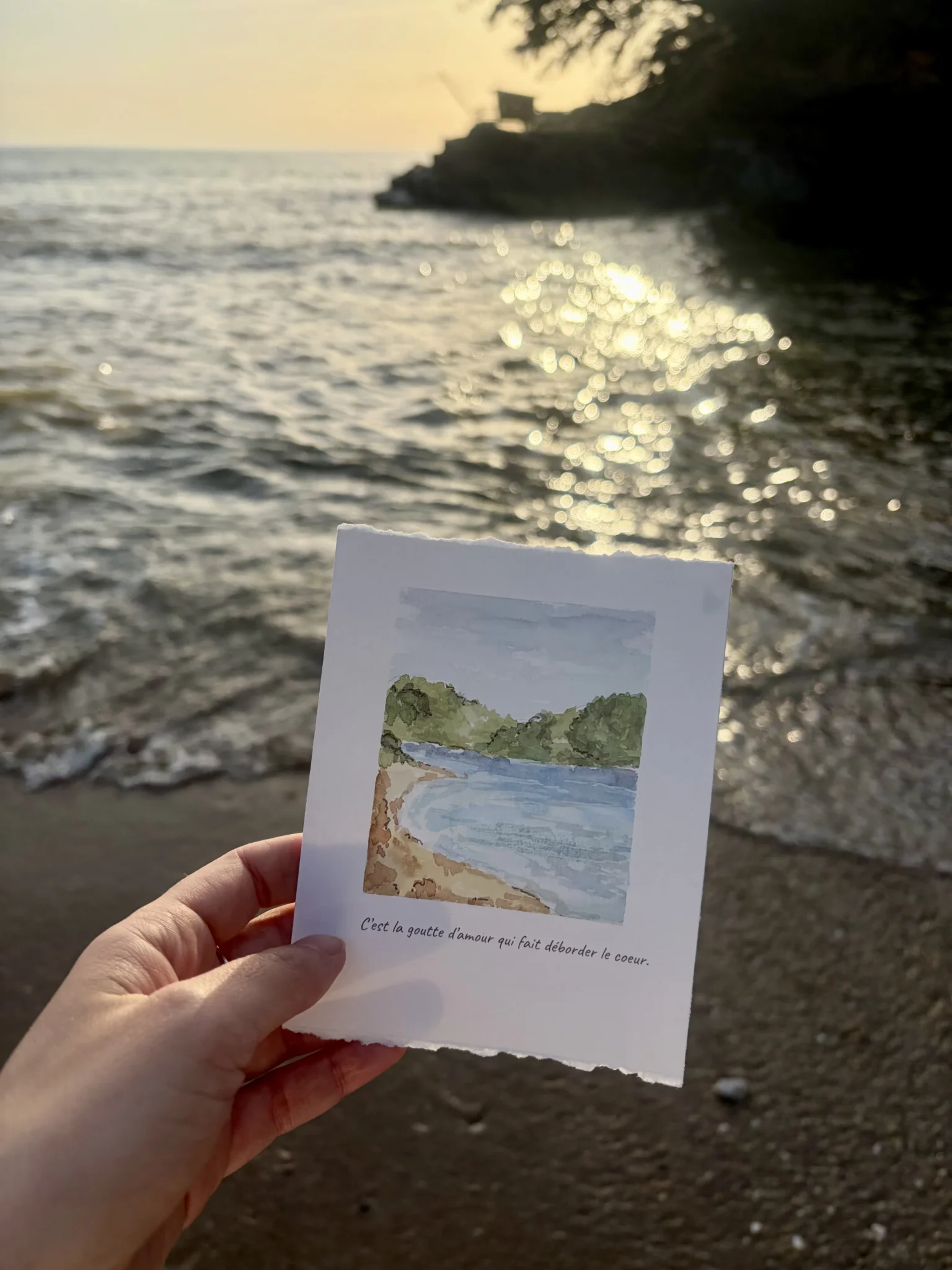 illustration live mariage paysage