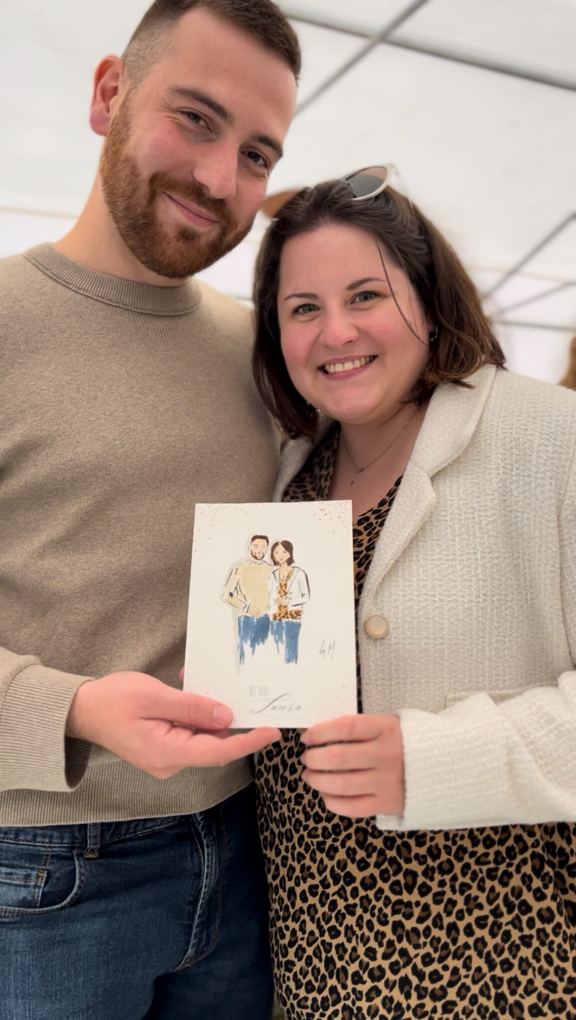 illustratrice en direct sur mariage