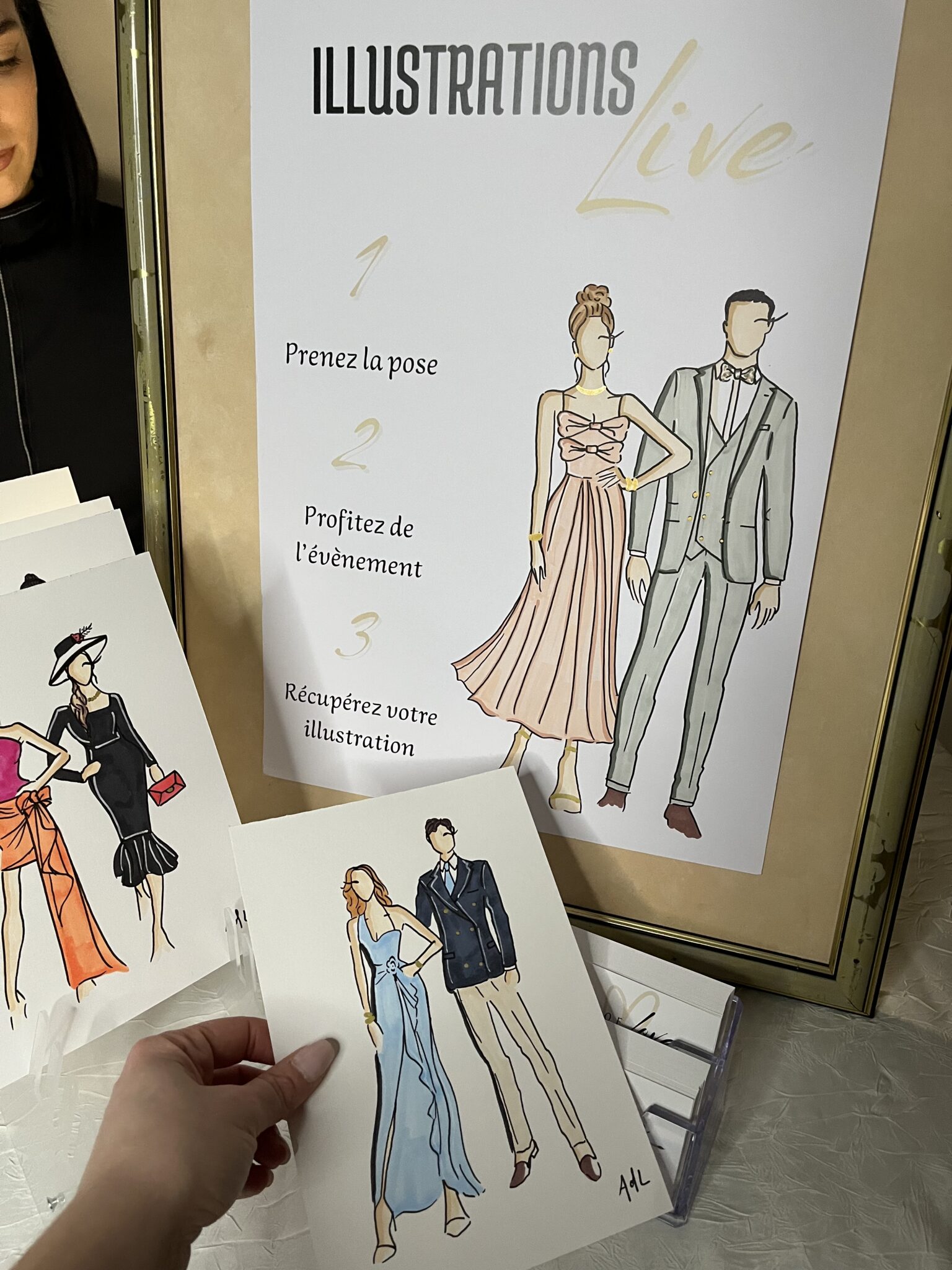 illustration live mariage nantes