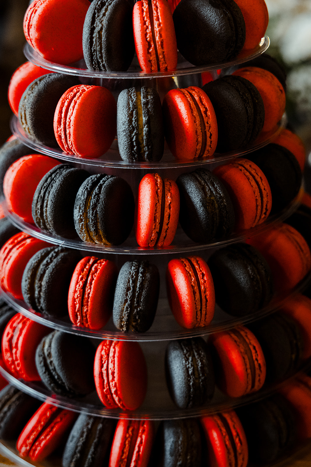 mariage rouge noir dark