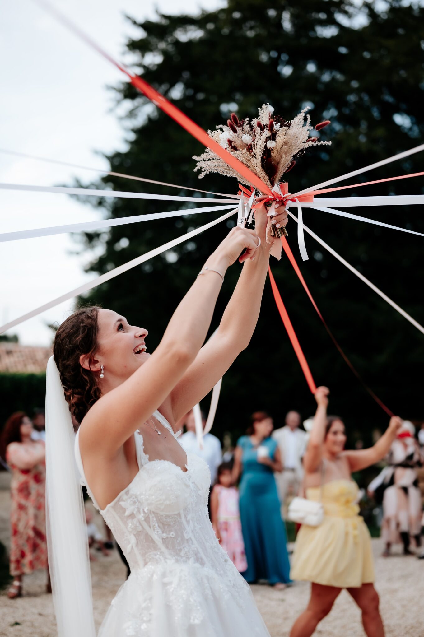 ronde de bouquet mariage