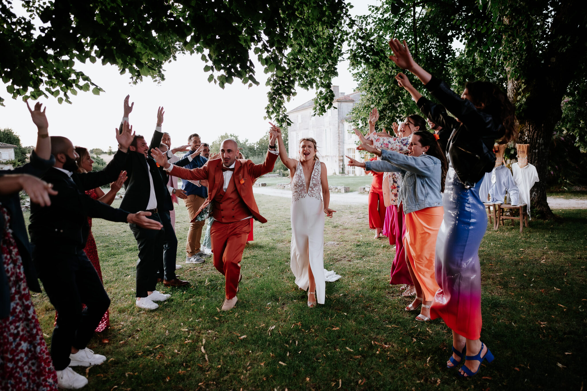 ambiance mariage au chateau de mouillepied