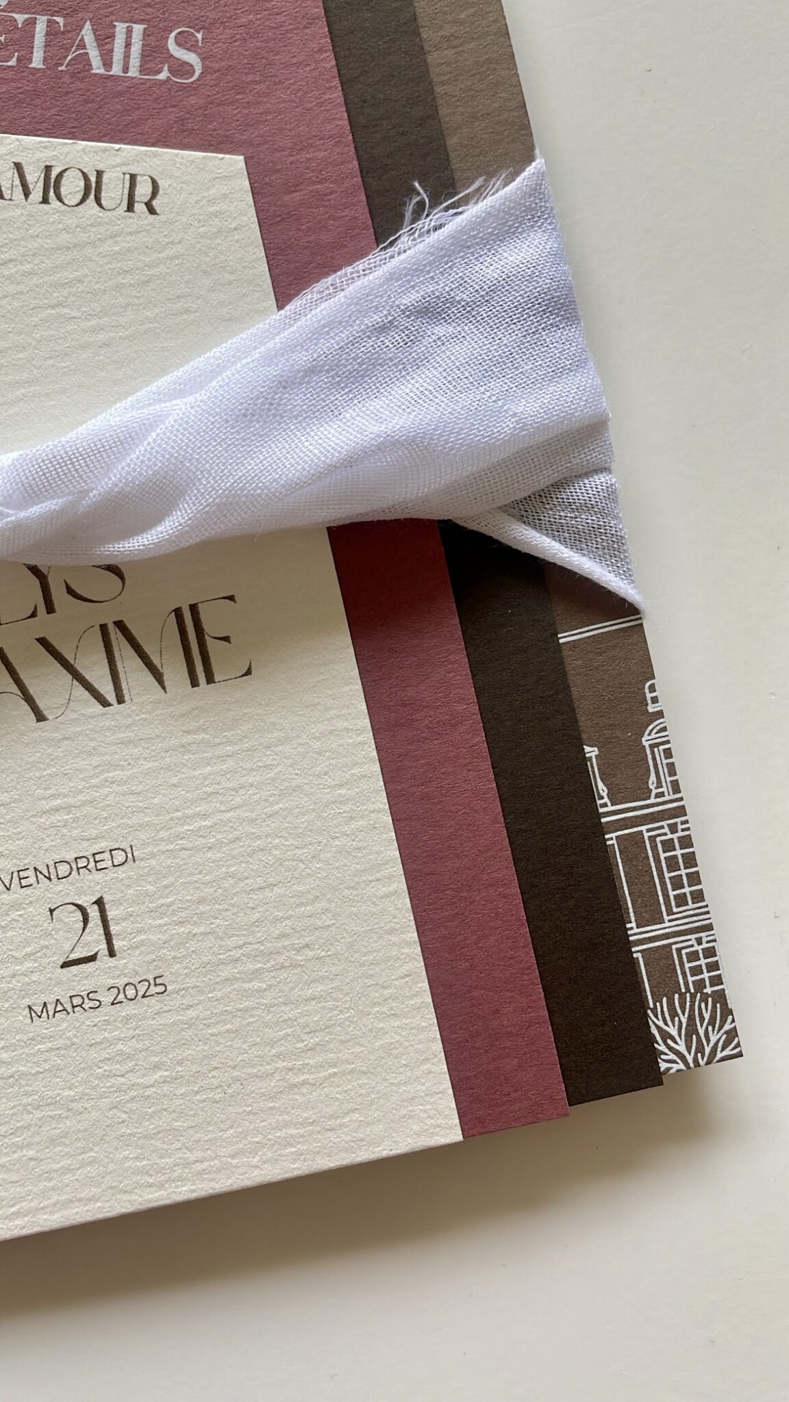 papeterie mariage faire part menu programme invitation shooting inspiration sur-mesure personnalisée