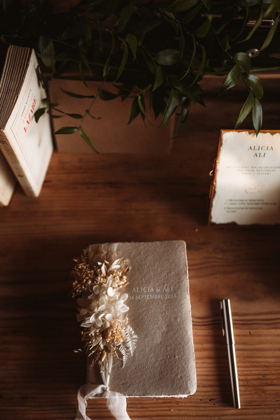 livre d'or papeterie artisanale mariage le mans