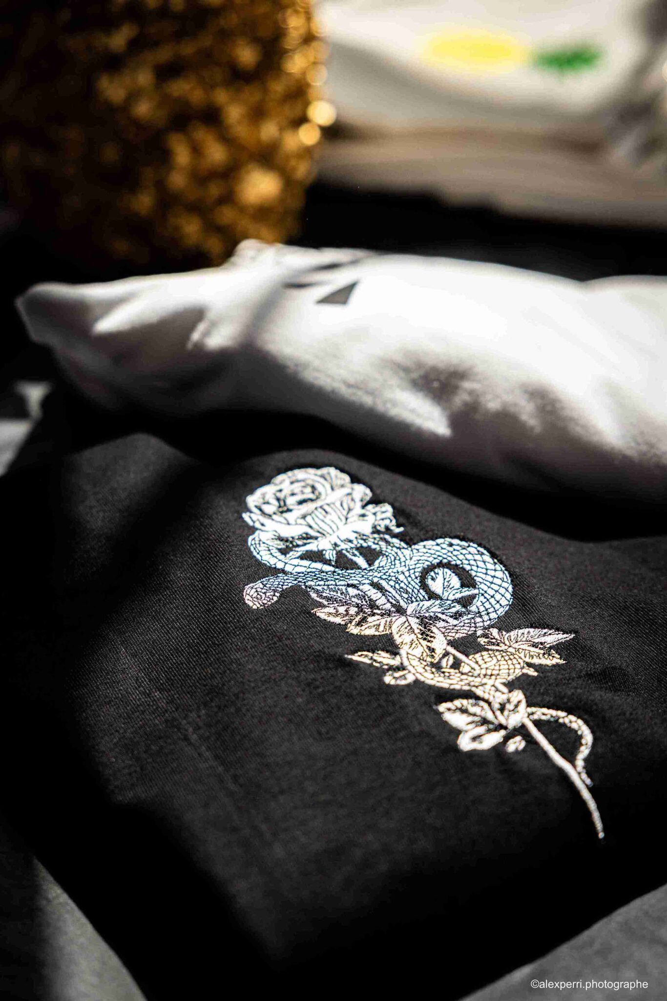 broderie sur veste evjf