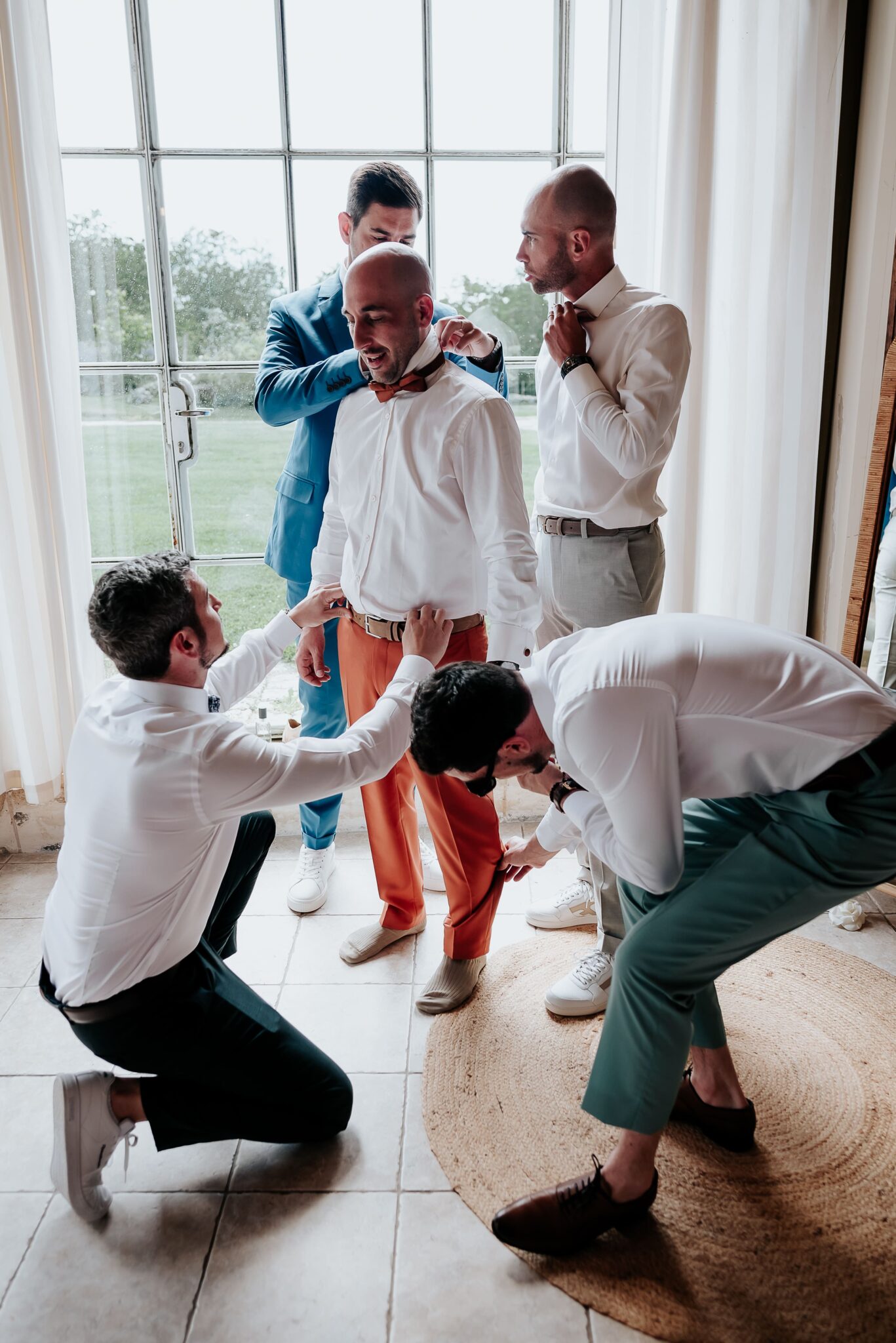 preparatifs de mariage chateau saintes