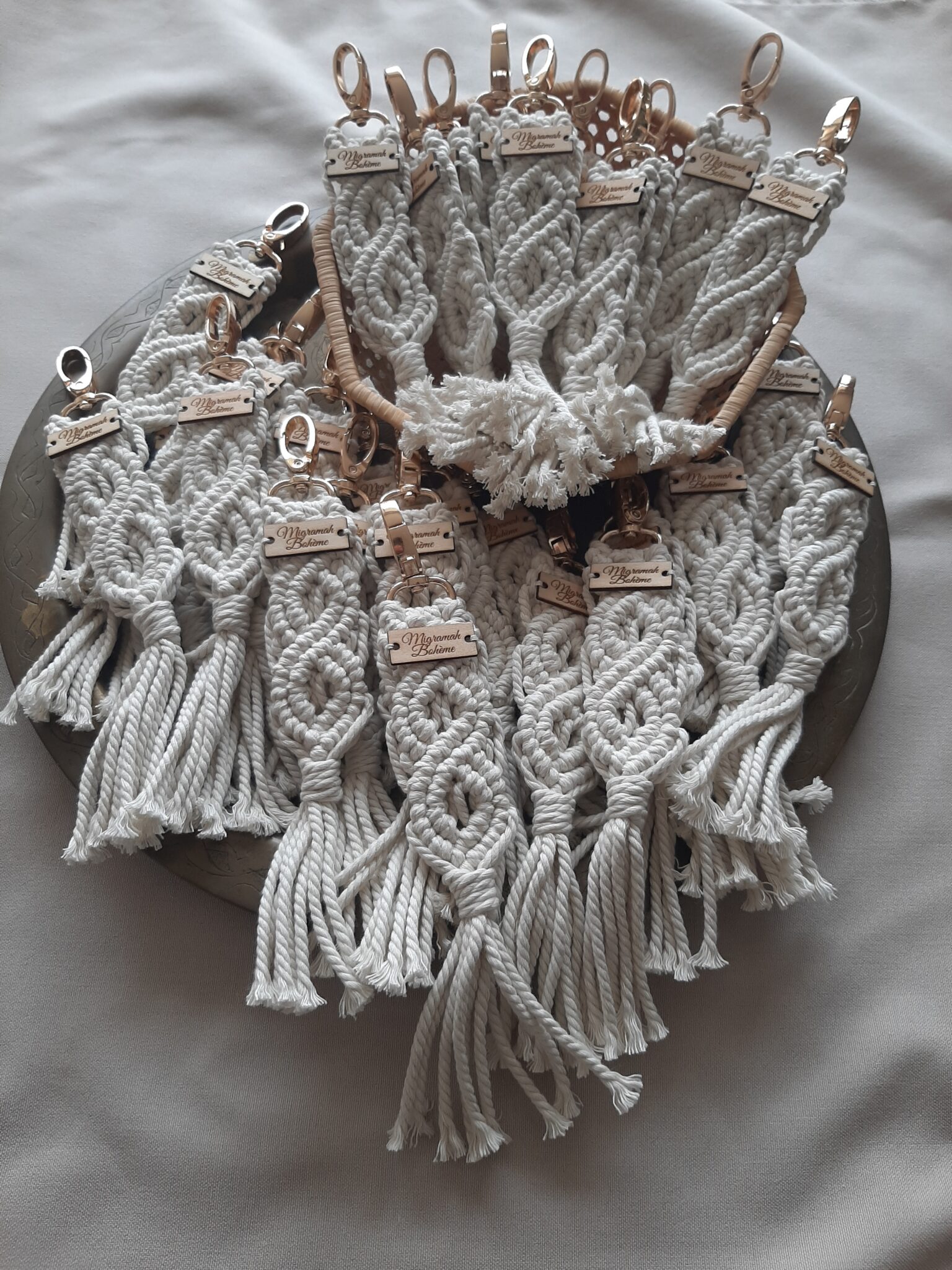 cadeaux invités mariage bohème macramé le mans
