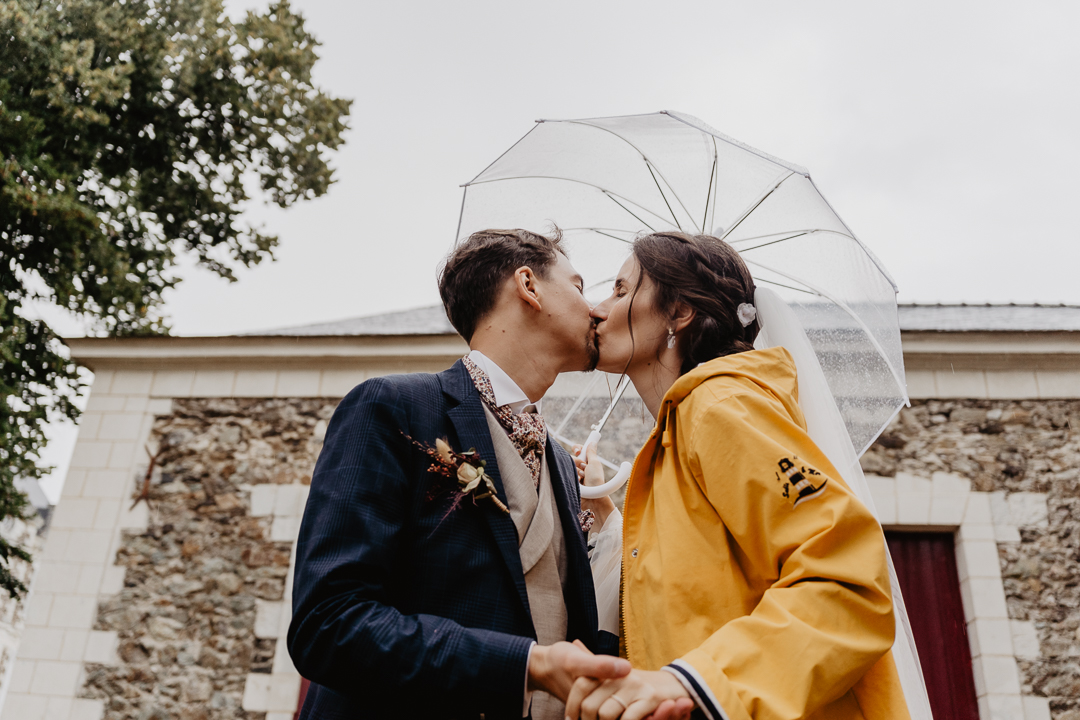 mariage pluvieux photographie angers
