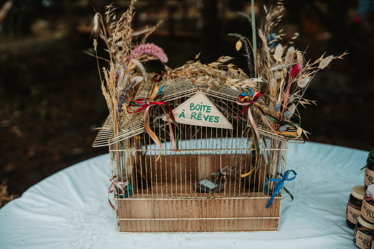 DIY urne mariage original