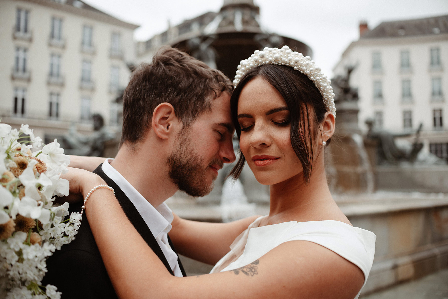 coiffure chic mariage nantes