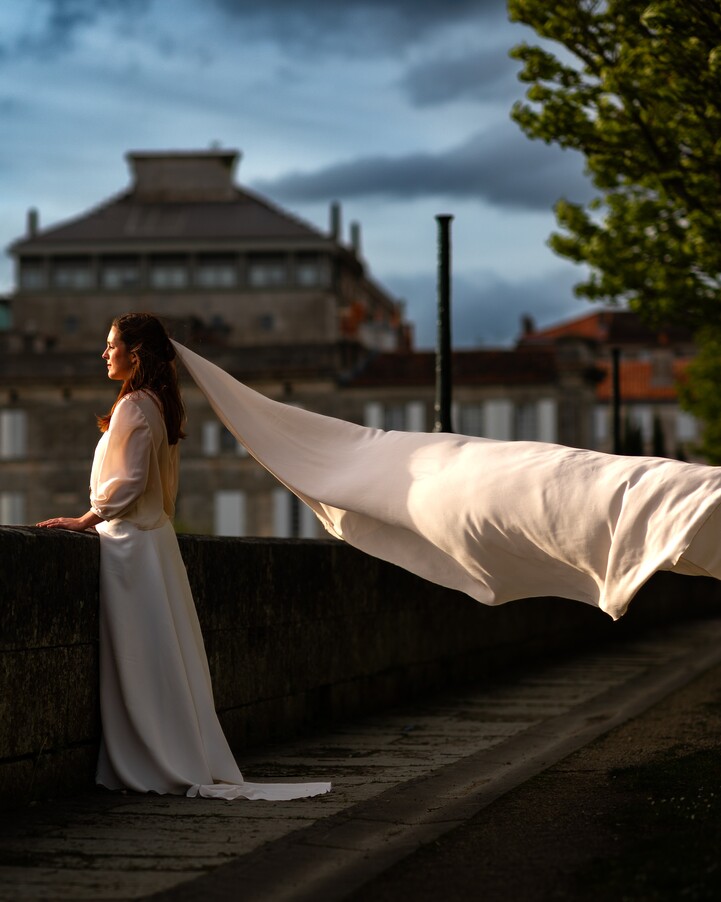 robe de mariée vieux rose