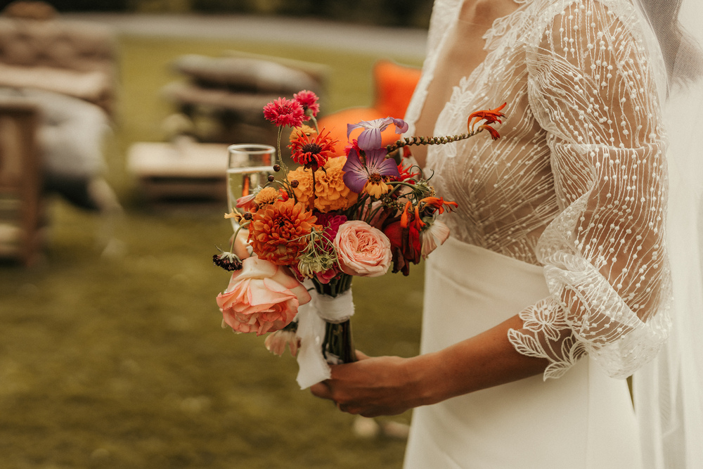 bouquet de mariée fleuriste laval