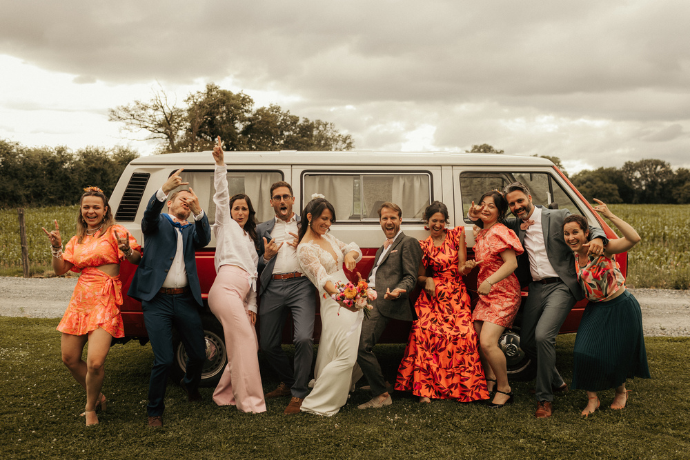 photos de groupe organisation jour J mariage le mans