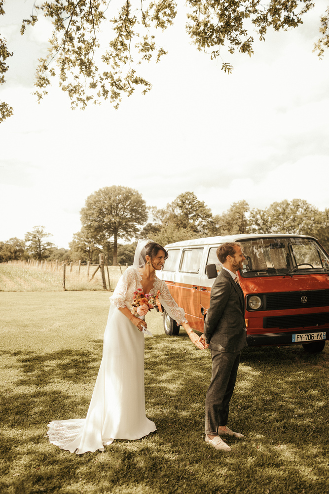 découverte des mariés jour j mariage mayenne