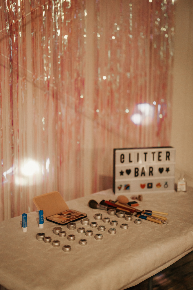 bar à paillettes glitters bars animation originale mariage disco pays de la loire