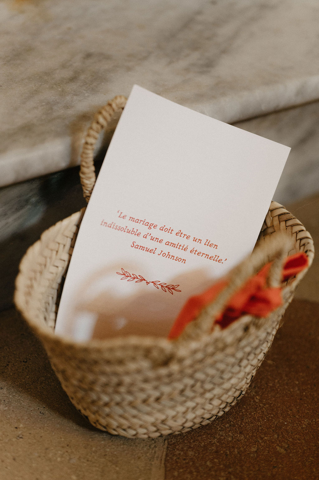 détails du faire part de mariage