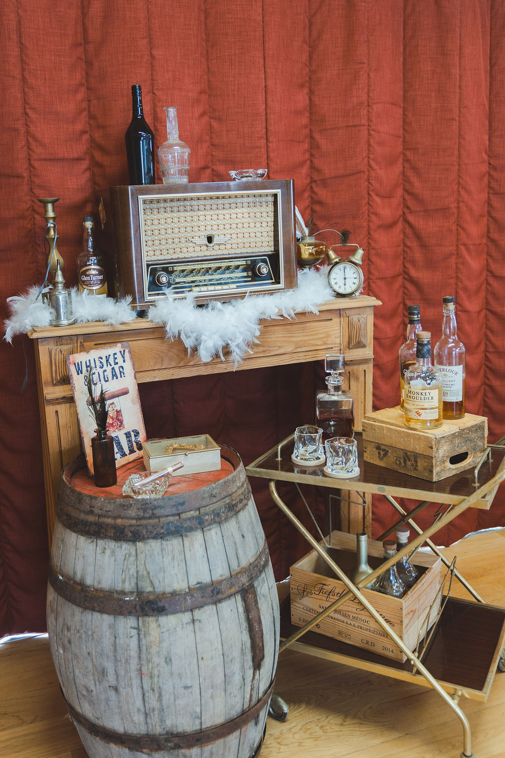 mariage surprise décoration thème Gatsby orne