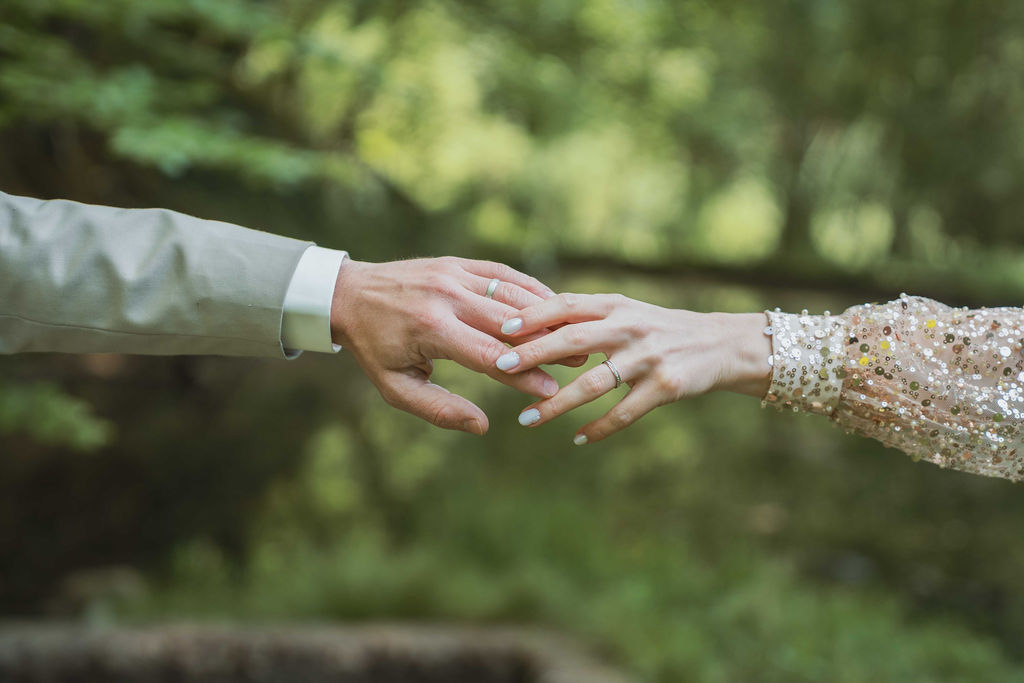 shooting photo mariage nature forêt after day Le Mans