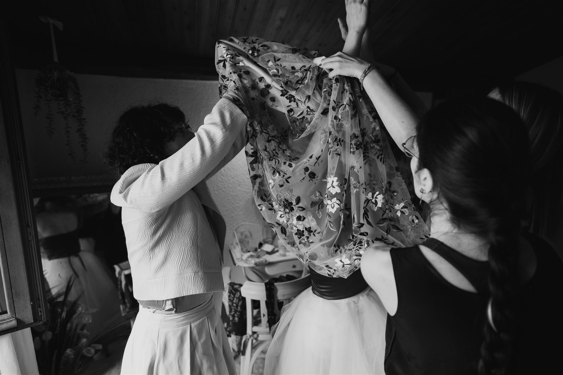 robe mariage fleurie