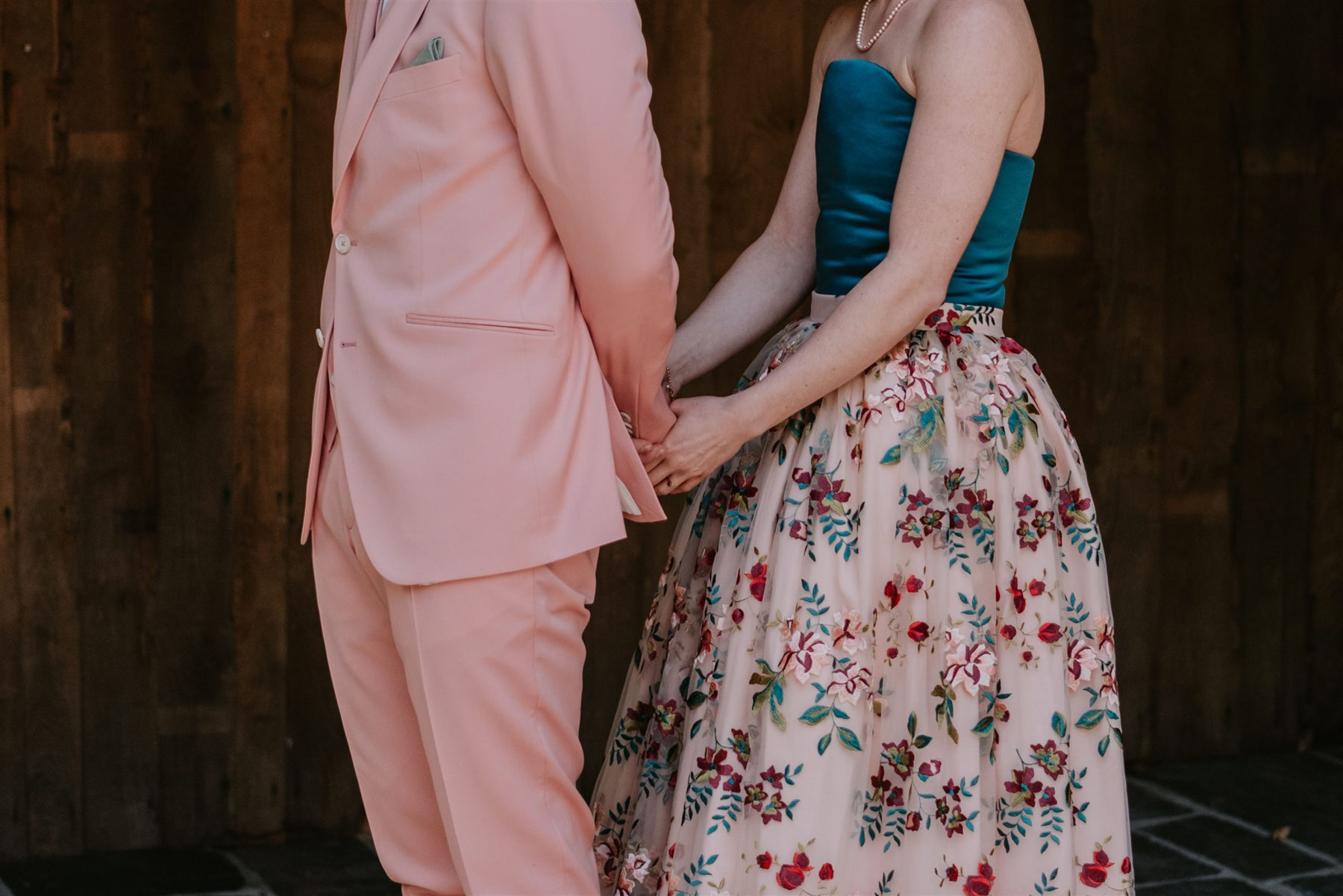 robe mariage brode fleurie