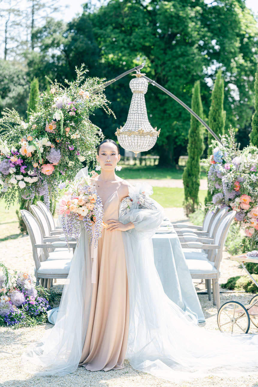 shooting mariage edito pastel chic anjou