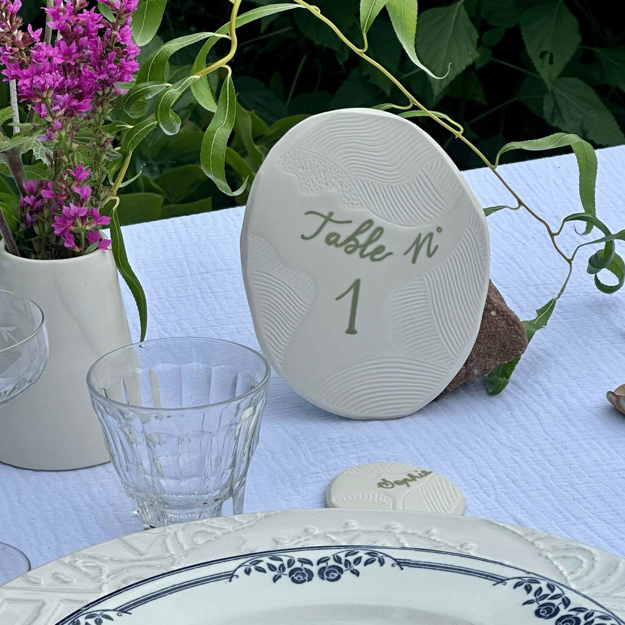 mariage-céramique-centre de table-papeterie-nantes