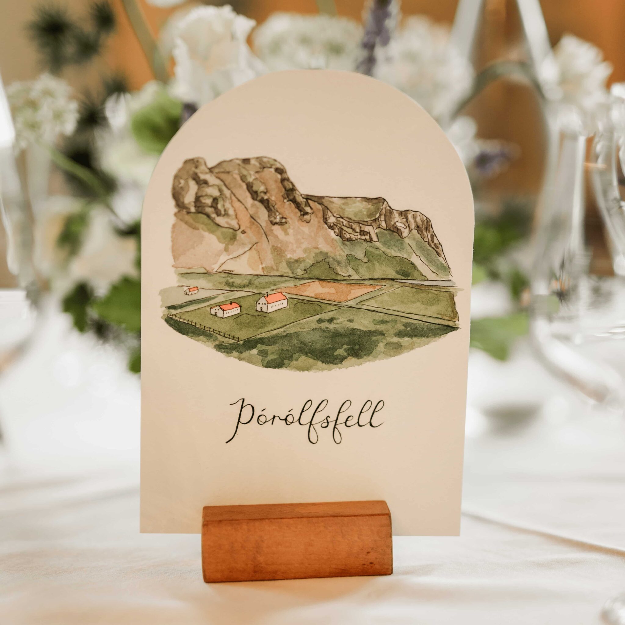 papeterie-illustration-centre de table-aquarelle-mariage-nantes