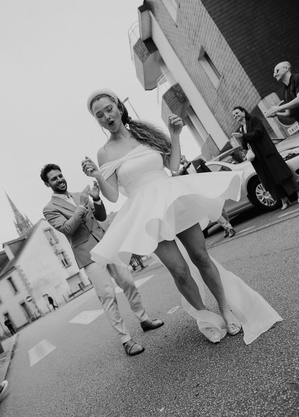 robe courte mariage civil mairie quimper