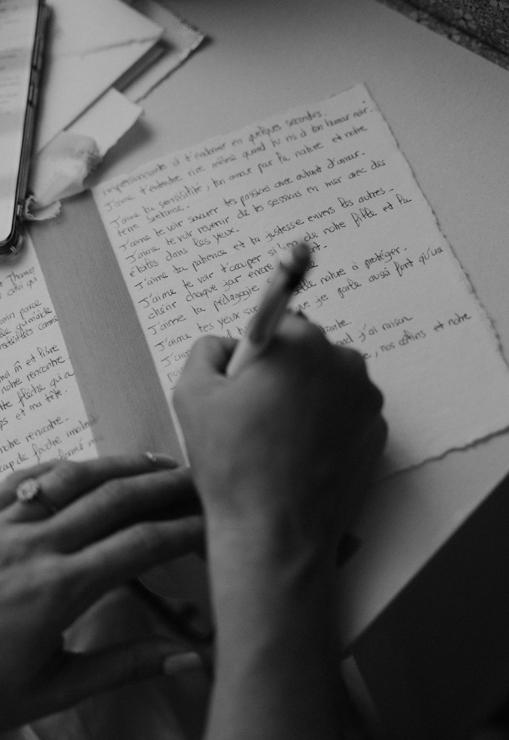 écriture de voeux mariage bretagne