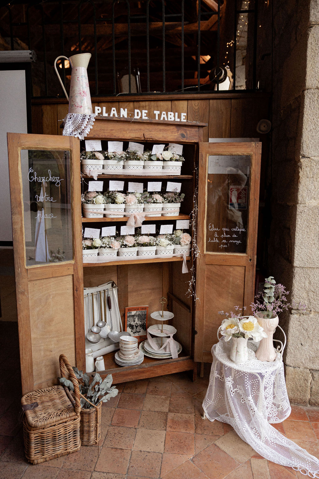 plan de table mariage quimper bretagne