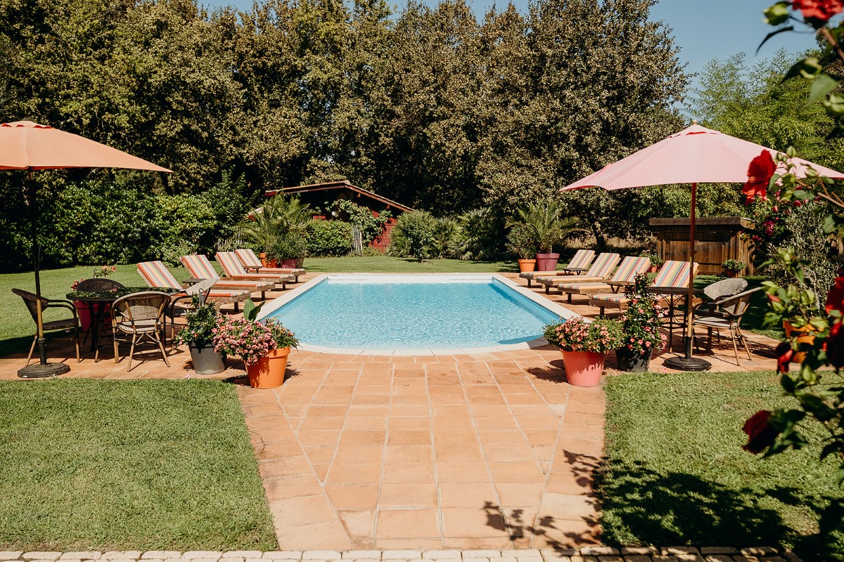 Domaine avec piscine à louer pour un mariage dans les landes