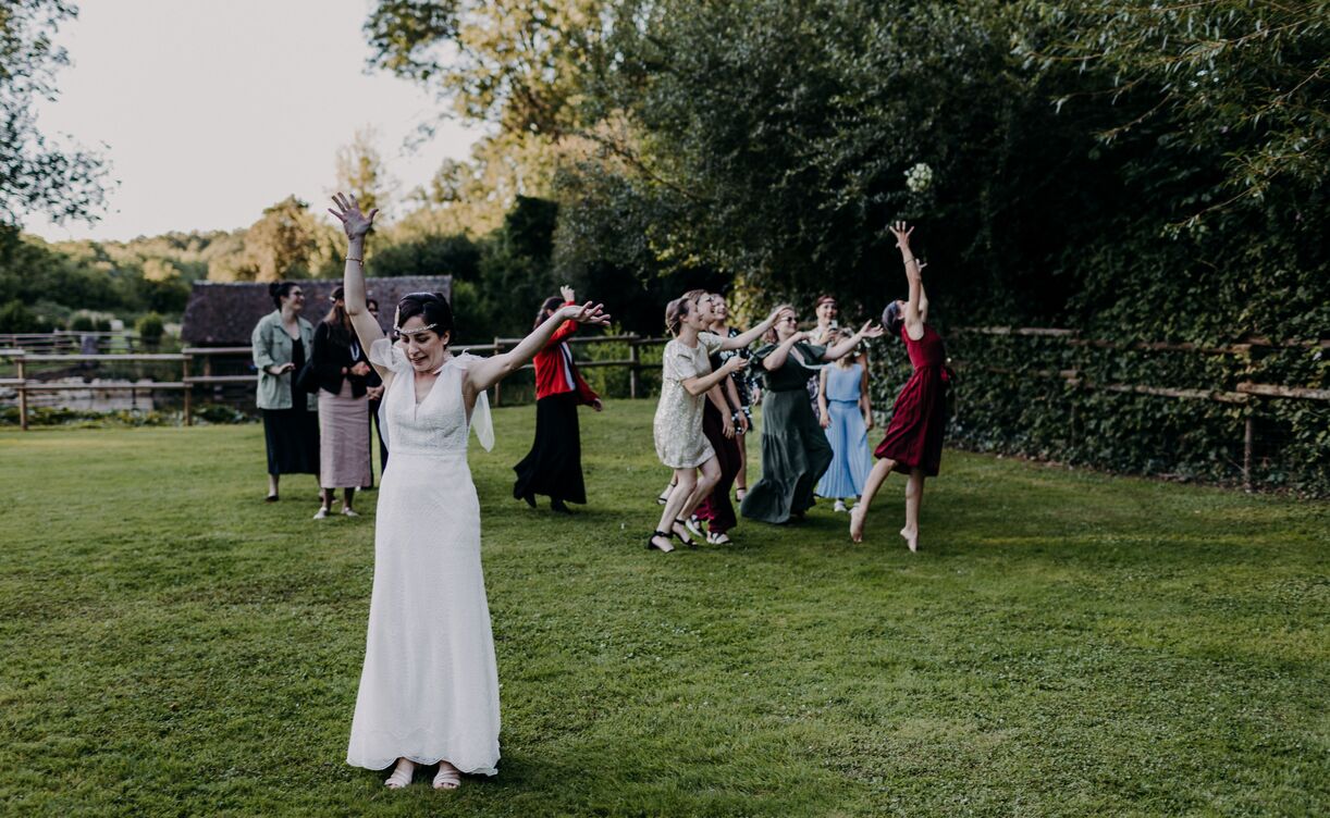 lancer de bouquet de mariée le mans