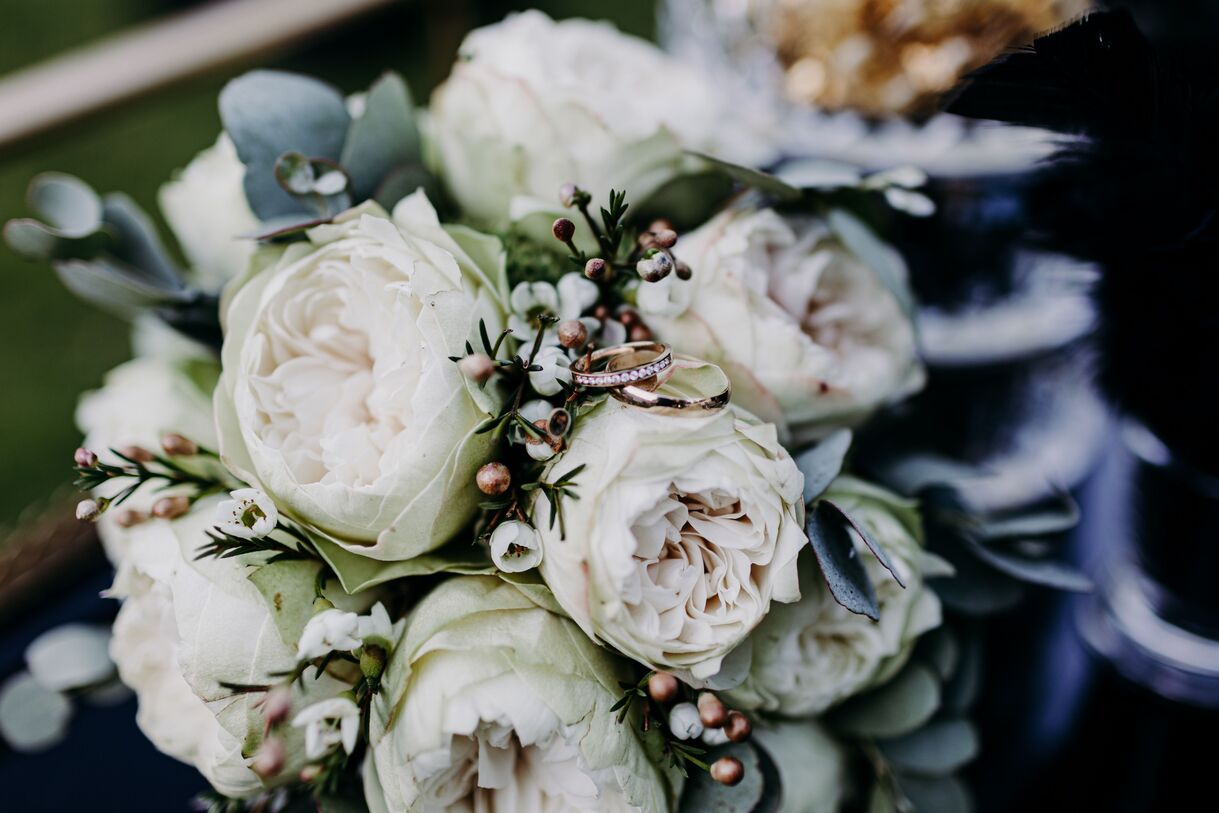 bouquet de mariée blanc fleuriste le mans