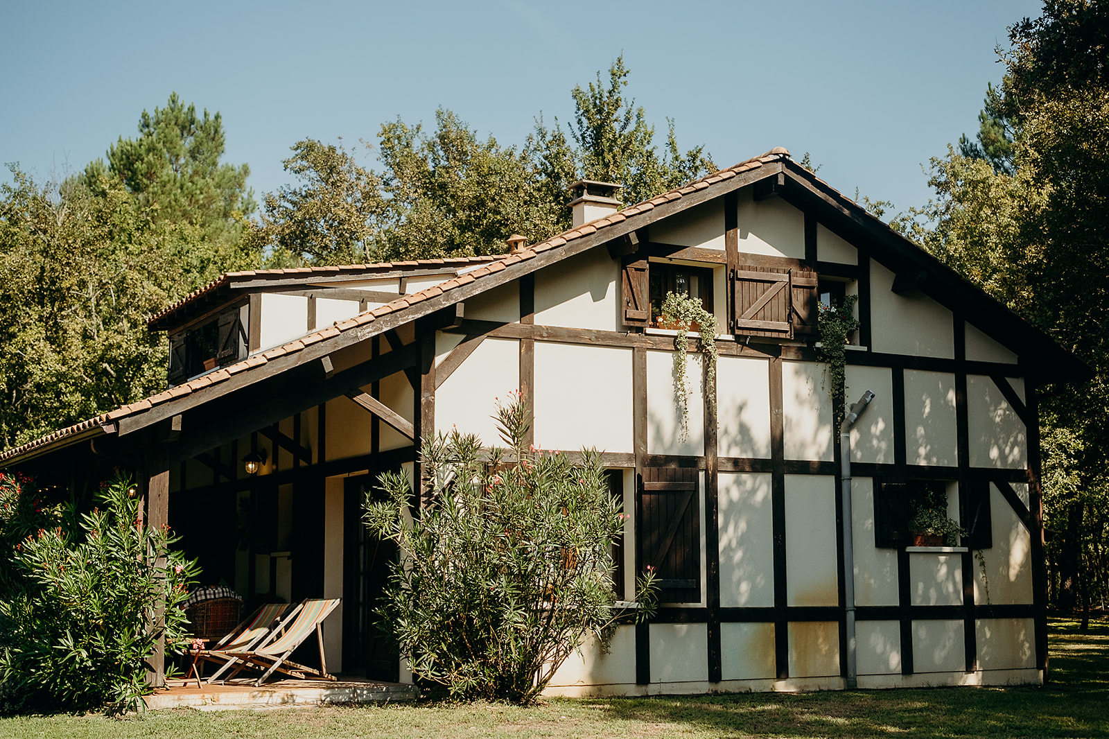 airial traditionnel des Landes à louer pour un mariage champetre près de Bordeaux