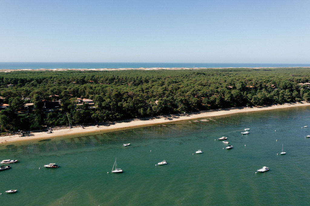 location de villa pour organiser un mariage au Cap Ferret autour du bassin d'arcachon