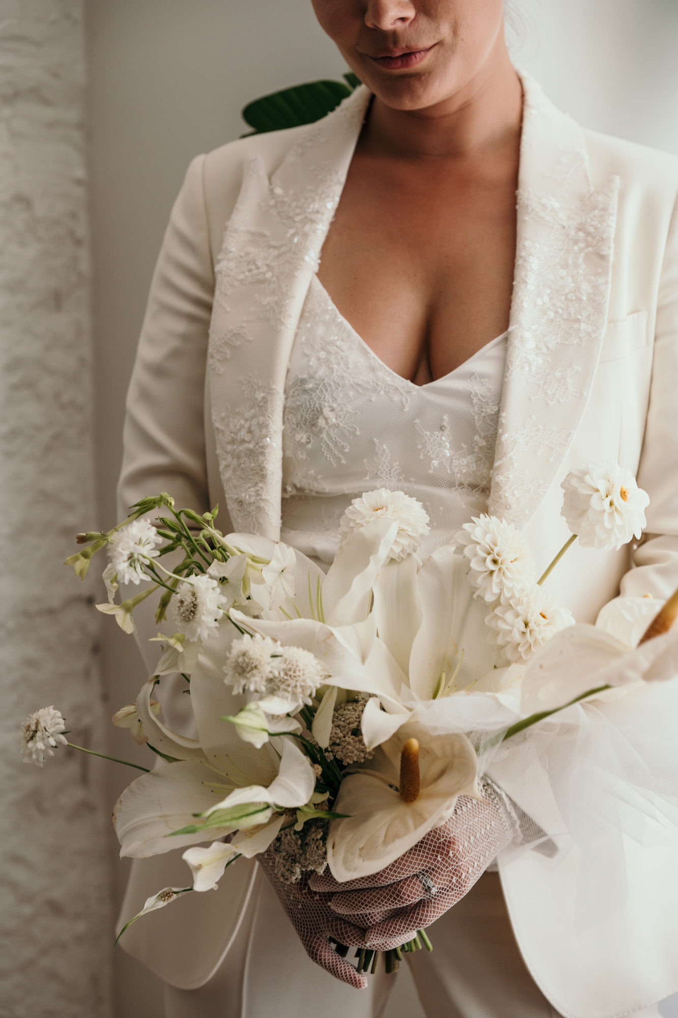 bouquet de mariee blanc mariage nantes