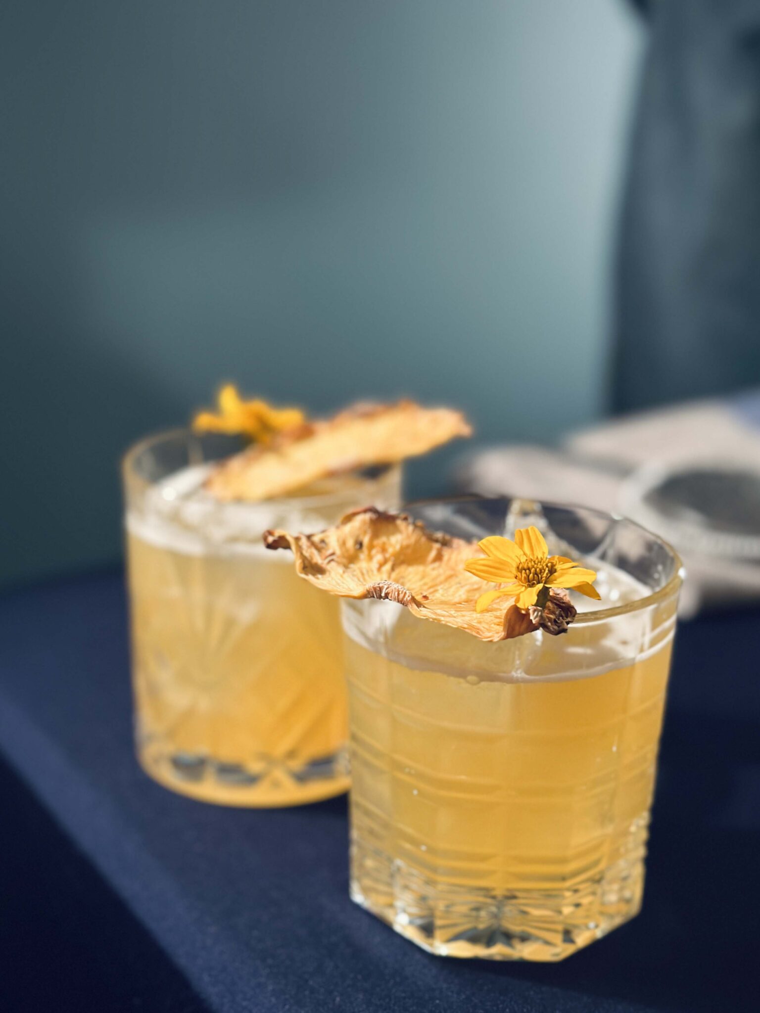 cocktail à base de produits locaux lors d'un mariage