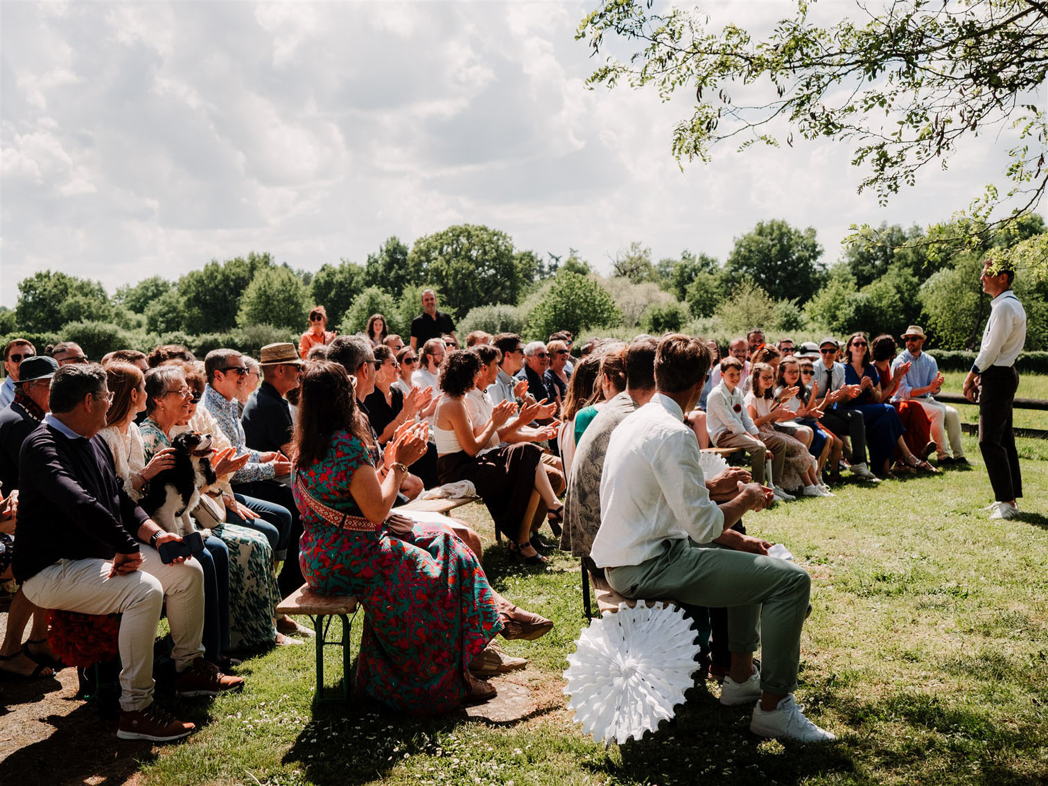 bancs bois ceremonie laique anjou