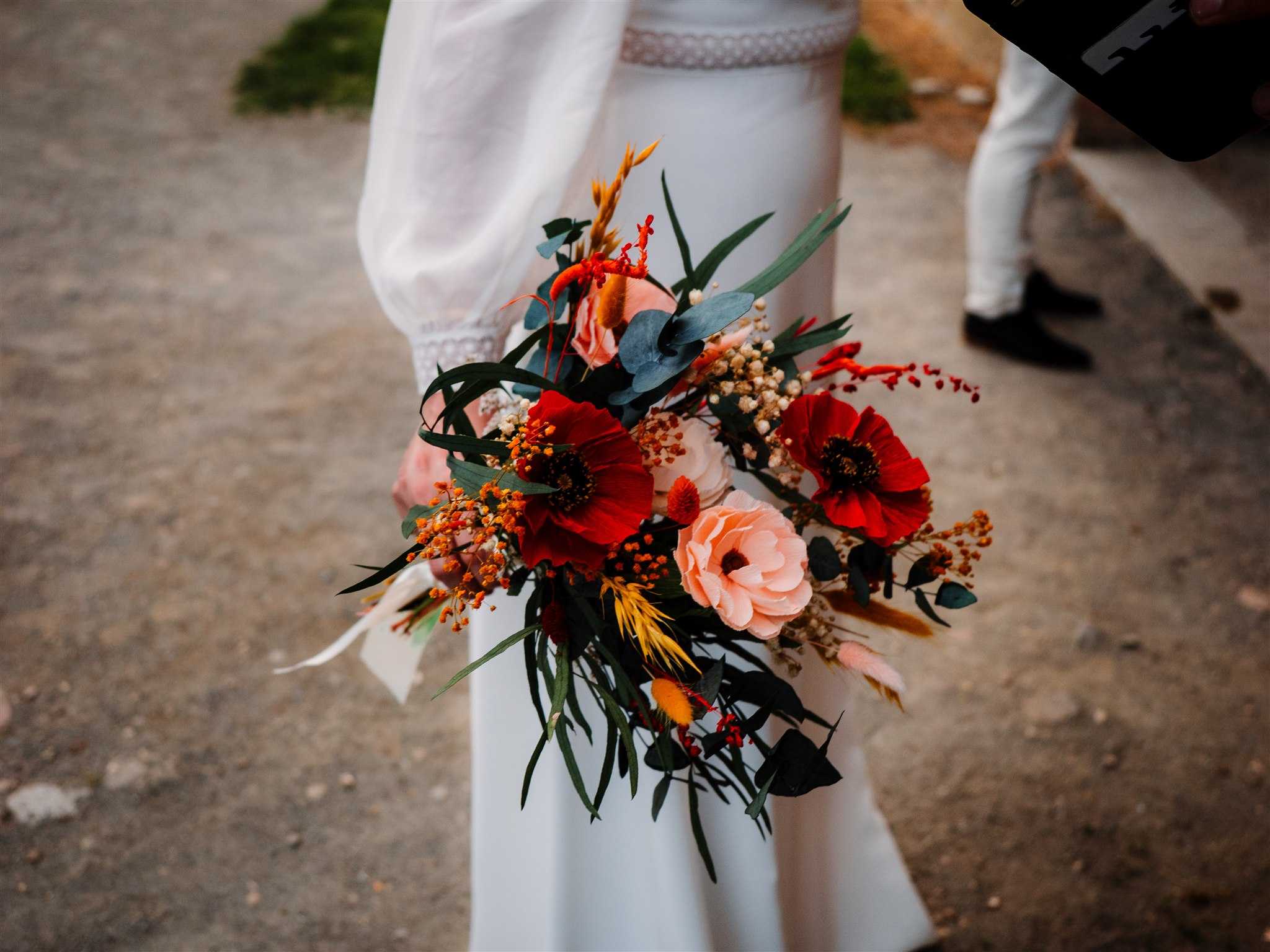 bouquet de mariee ecoresponsable angers