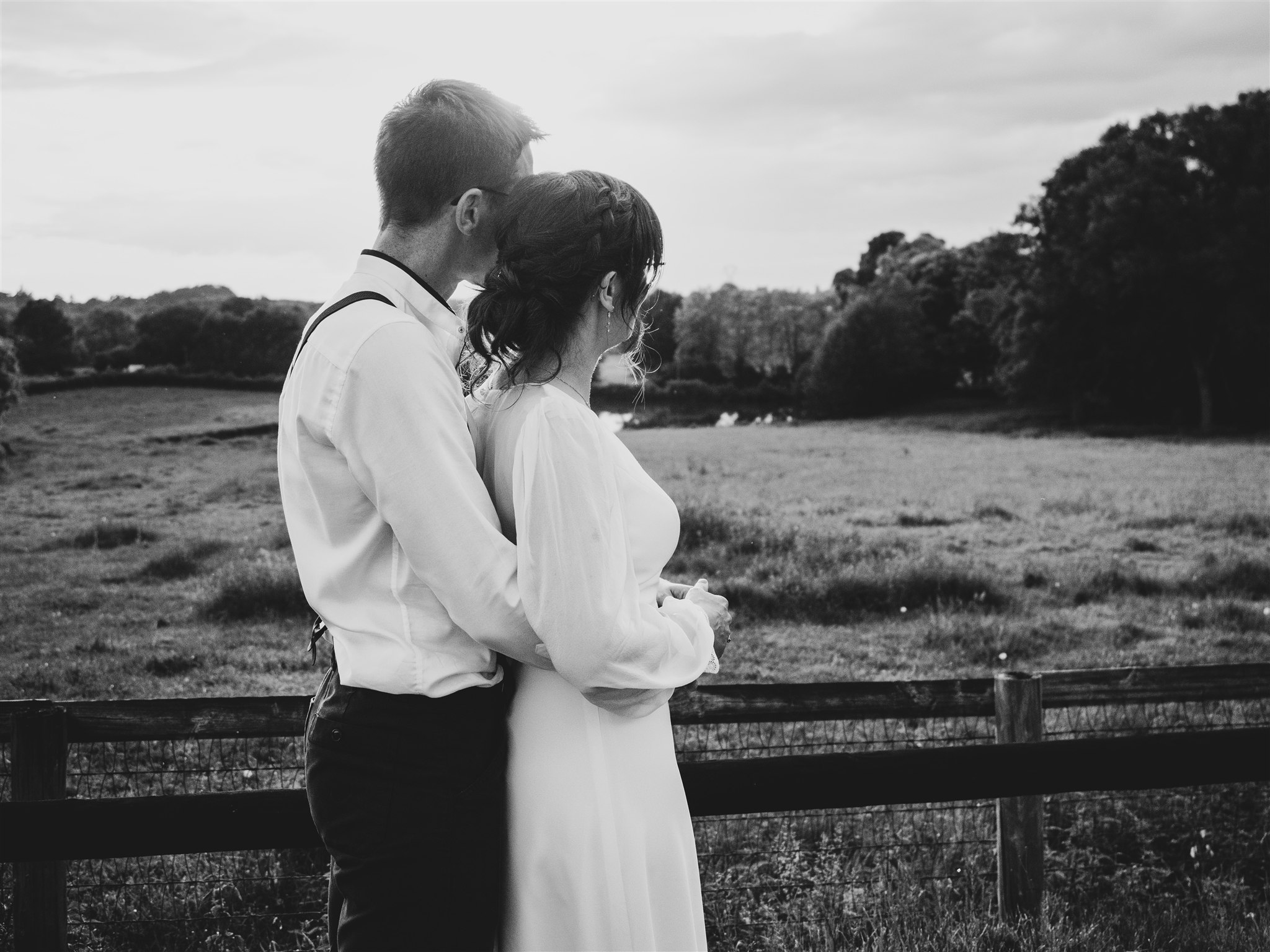 photographie noir et blanc mariage pays de la loire