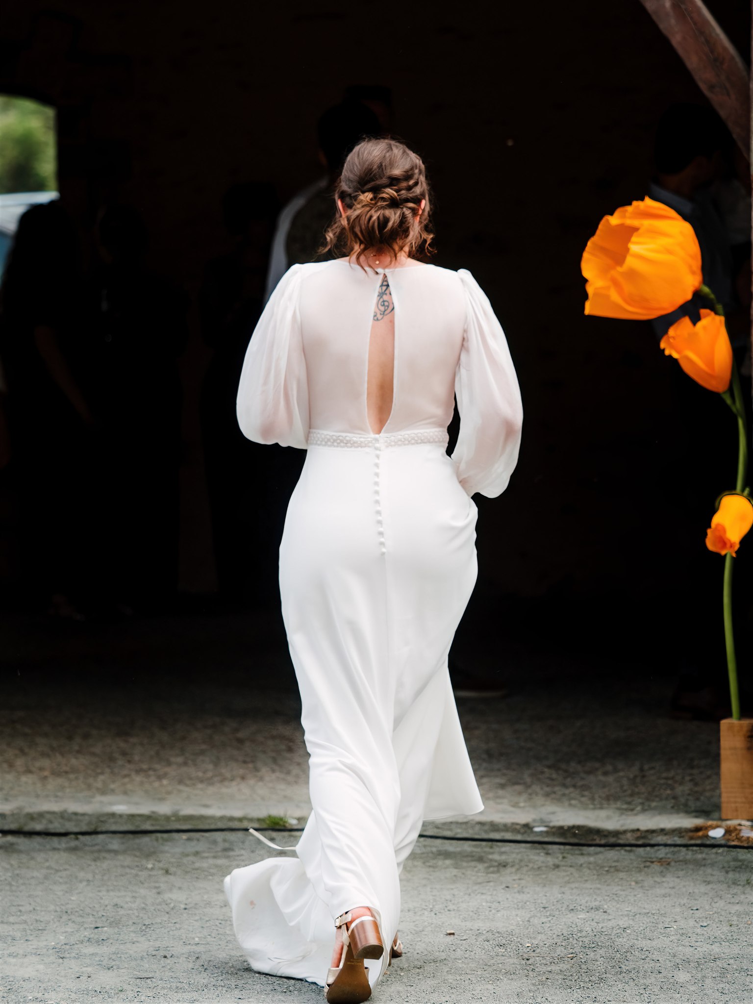 robe de mariee fluide boheme angers