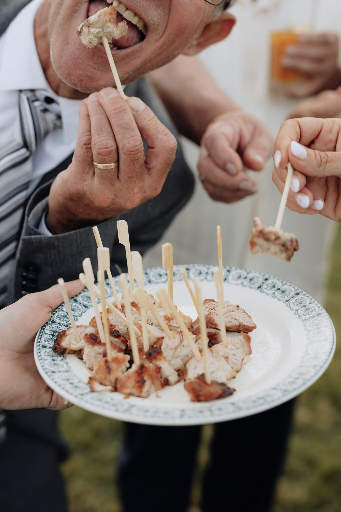 assiette de viande grillée par traiteur argentin