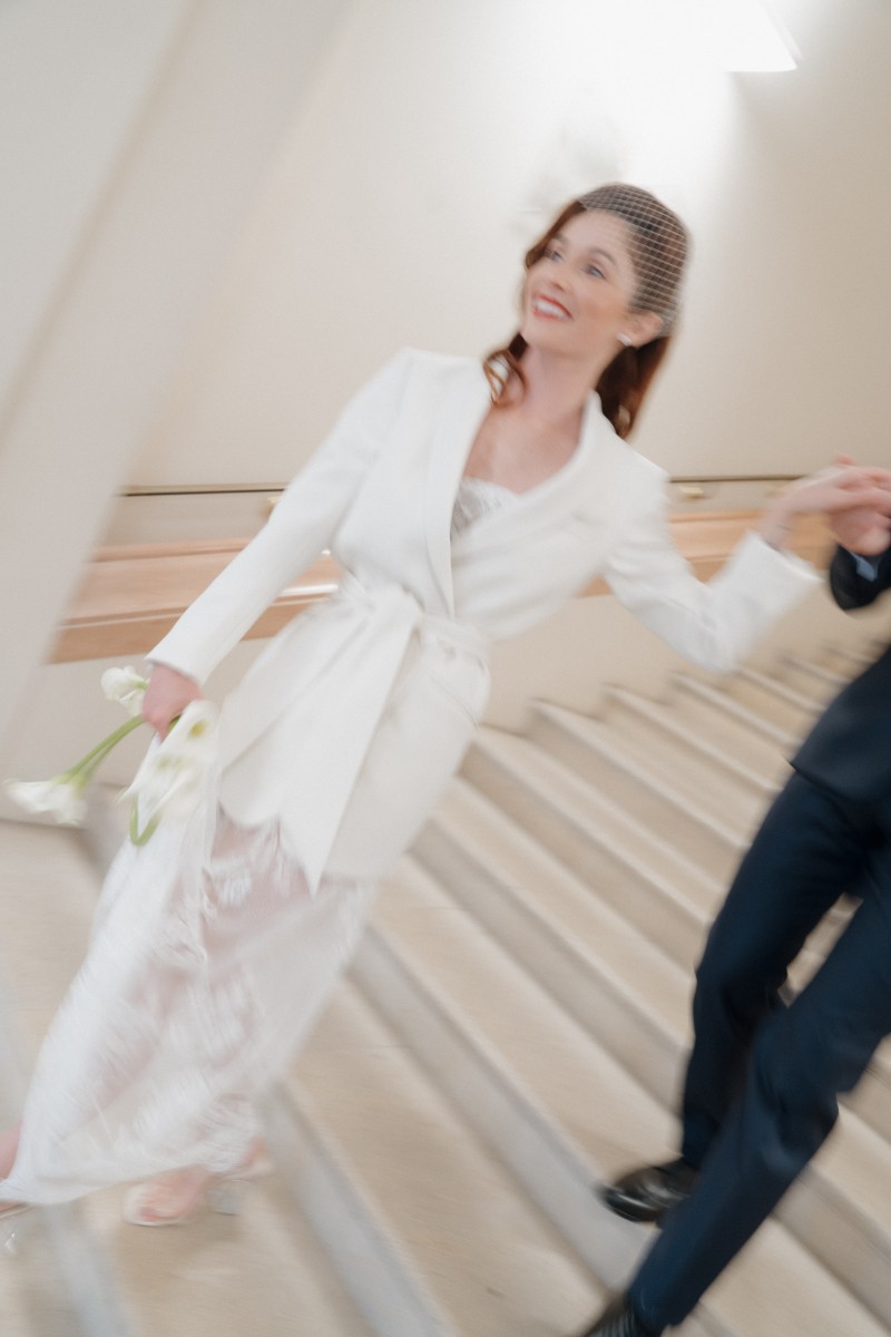 couple de mariés élégant à Bordeaux