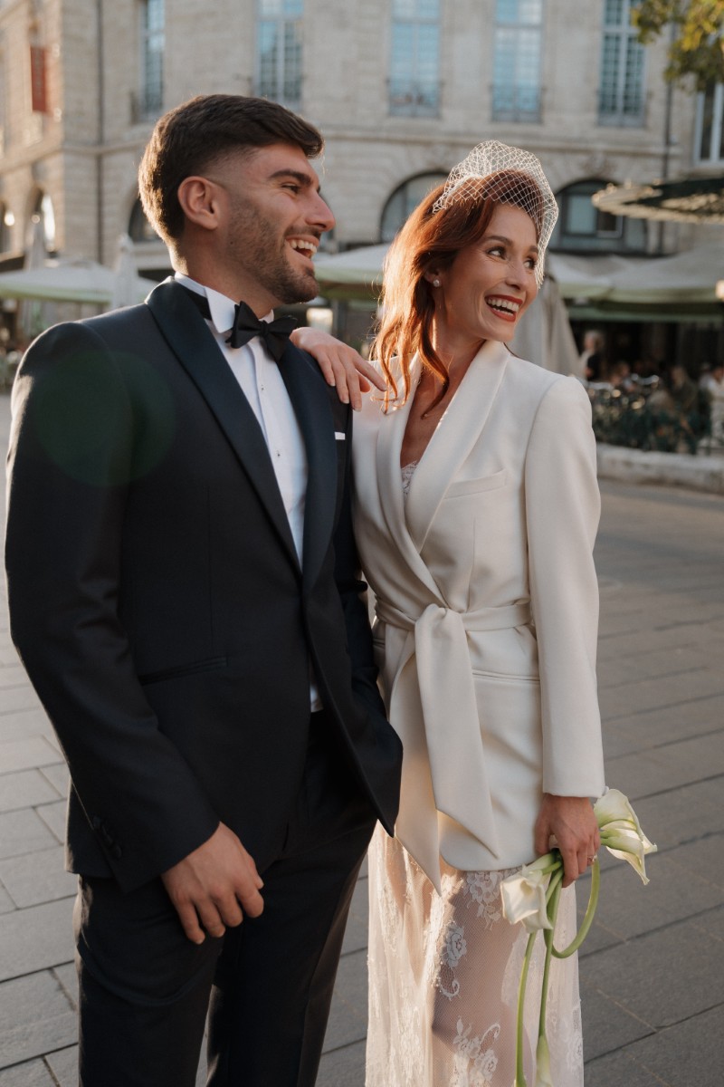 robe de mariée originale à Bordeaux au salon du mariage