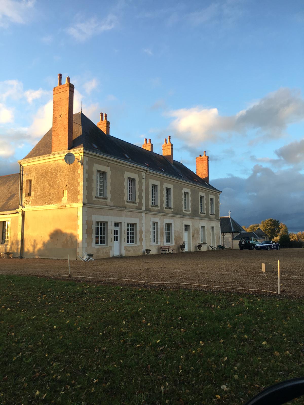 domaine mariage sarthe Chateau. Montlouis. Coucher soleil.