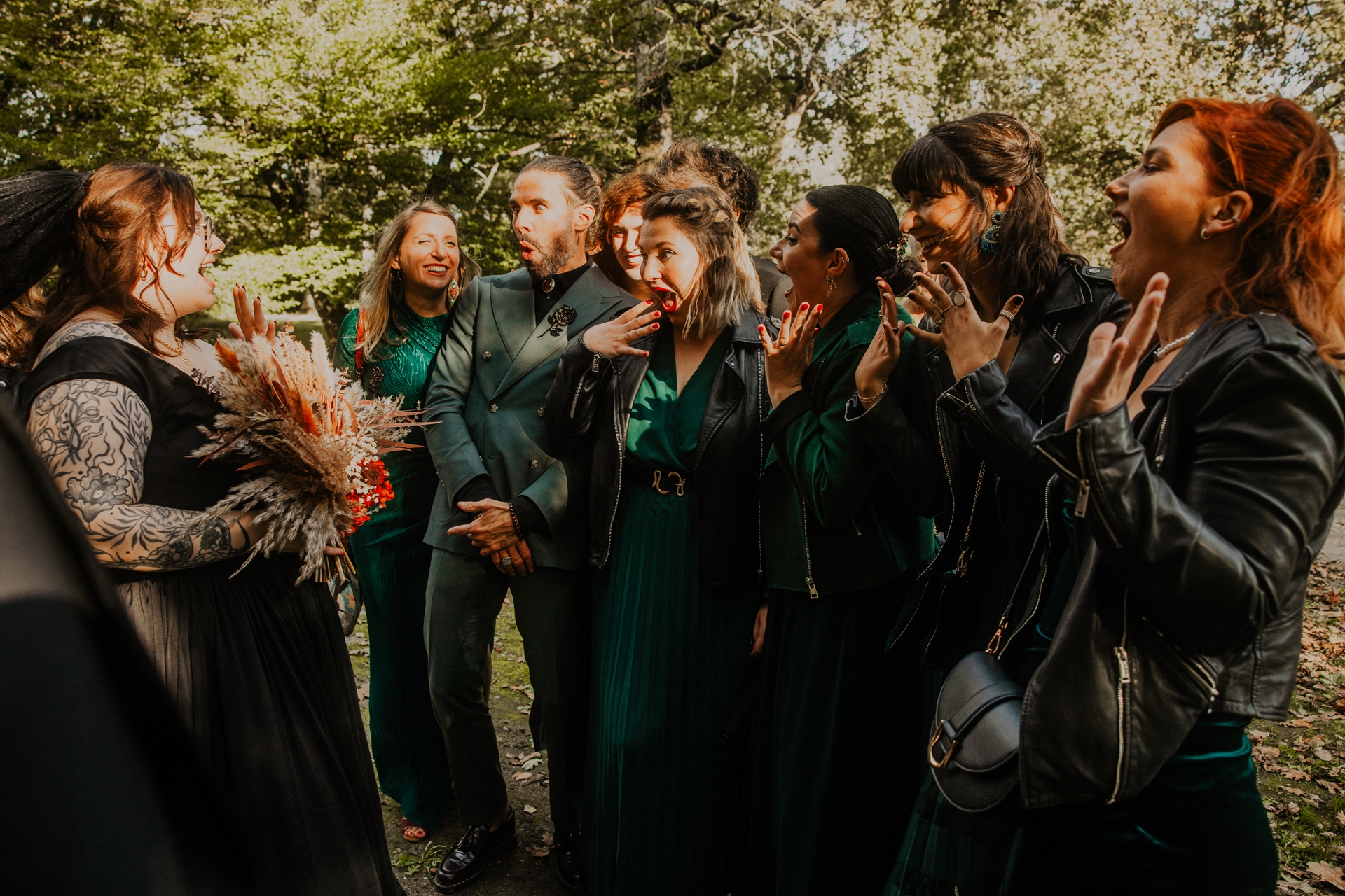 Mariage en octobre à Bordeaux ambiance chaleureuse au chateau du Taillan