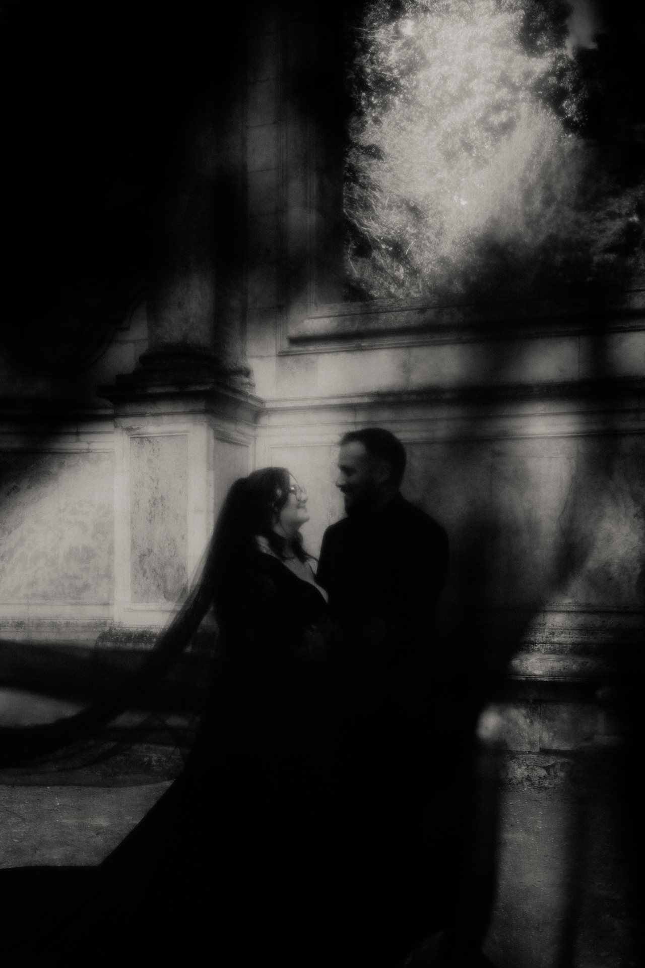 Portrait de couple mariage original Bordeaux