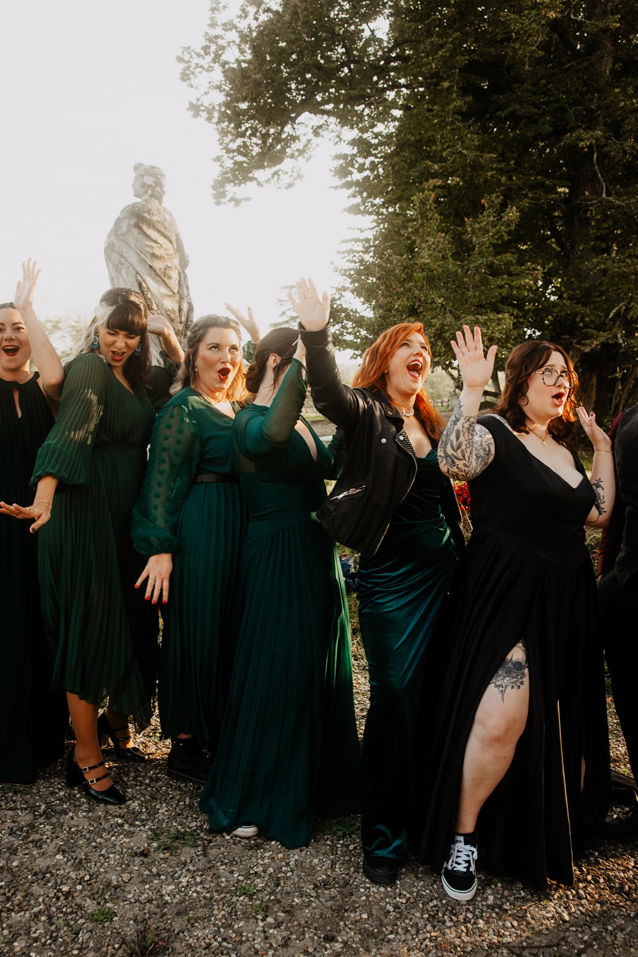 Photographie artistique mariage fan de métal