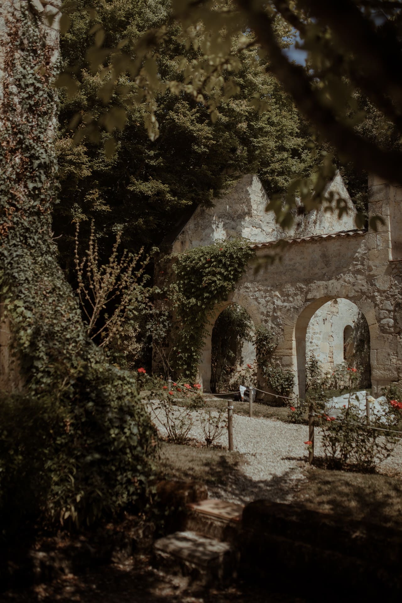 Ancien chai dans le chateau Sentout abrittant les cérémonie ou les repas de mariage